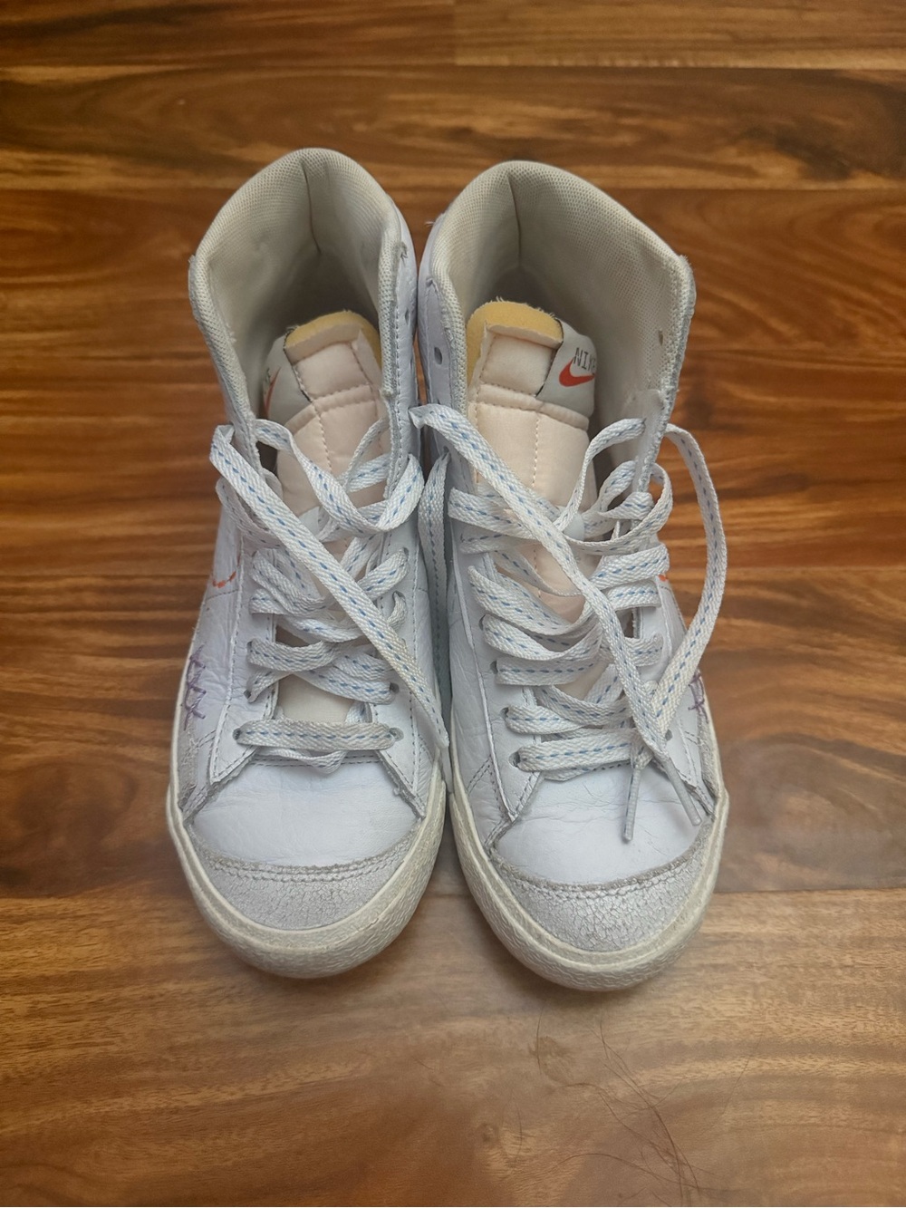 Nike White Cream Low-Top Sneaker Interior